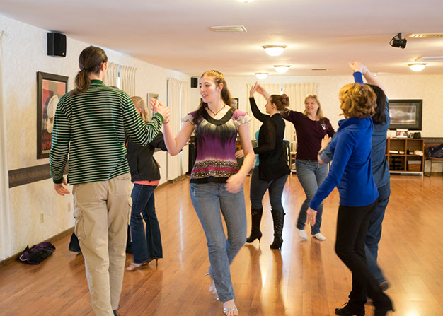 Next Generation Square Dancers Workshop A group of Next Generation Square Dancers (NexGen-SD) enjoying themselves learning new square dance calls.