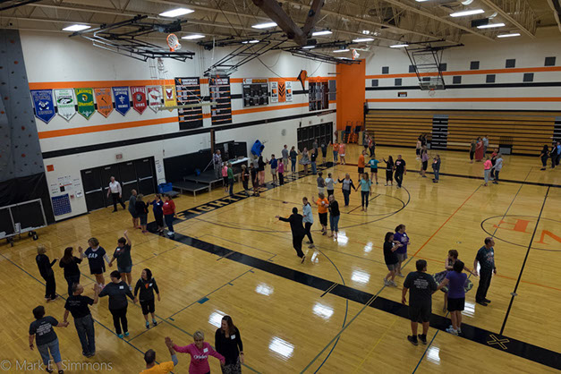 Next Generation Square Dancers Workshop A group of Next Generation Square Dancers (NexGen-SD) enjoying themselves learning new square dance calls.